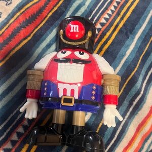 M&M'S Red and Blue Nutcracker candy dispenser